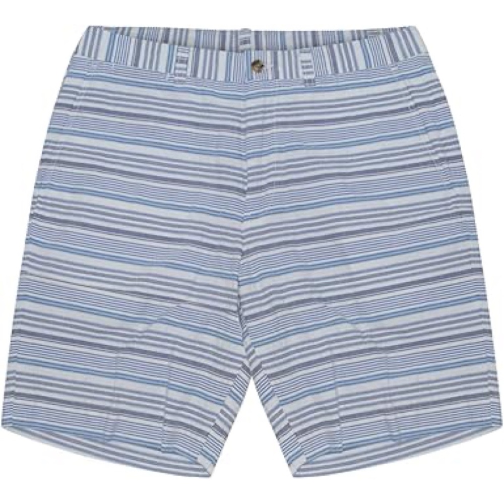 Polo Ralph Lauren Stretch Classic Fit Chino Short Blue Stripe Beachy Coastal